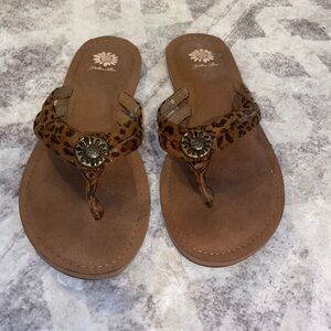 Yellow Box Flip Flop